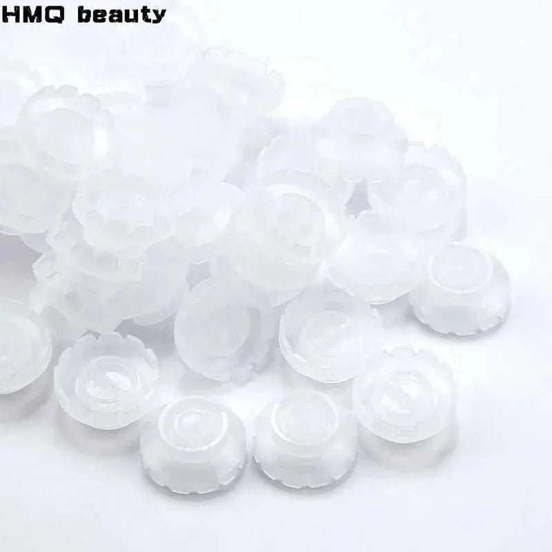 100pcs Disposable Individual Eyelash Glue Holder Grafting Eyelashes Blossom Cup Rings Eyelash Extension Adhesive Stand Holder - AMIR BAGS INDIA PRIVATE LIMITED