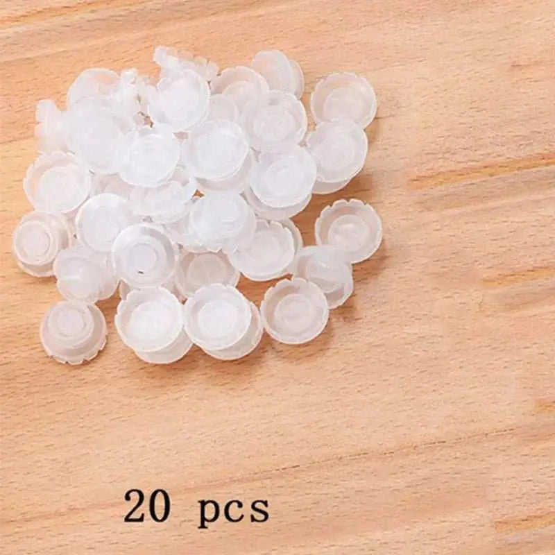 100pcs Disposable Individual Eyelash Glue Holder Grafting Eyelashes Blossom Cup Rings Eyelash Extension Adhesive Stand Holder - AMIR BAGS INDIA PRIVATE LIMITED