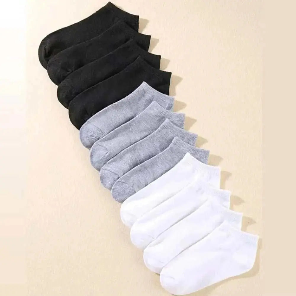 10/20/30/40/50 Pairs Of Breathable Deodorant Men's Low Cut Ankle Socks - Sweat Wicking And Comfortable Summer Wear - AMIR BAGS INDIA PRIVATE LIMITED