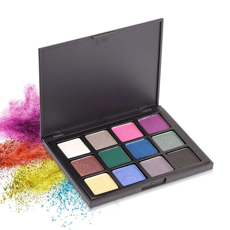 12 Color Eye Shadow Smokey Eye Make - up Eye Shadow Box - AMIR BAGS INDIA PRIVATE LIMITED