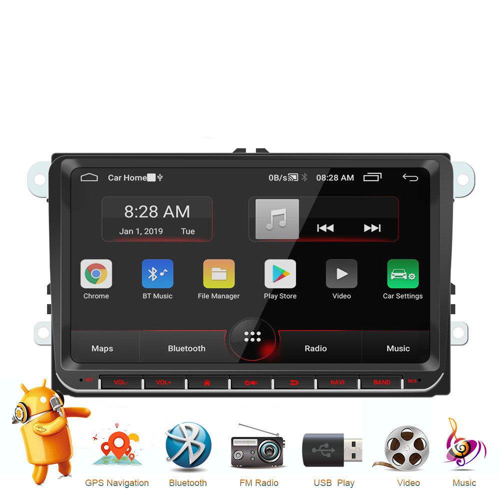Car white variable case MP5 Android GPS navigation player with 7-inch TFT screen for Volkswagen and General Motors cars