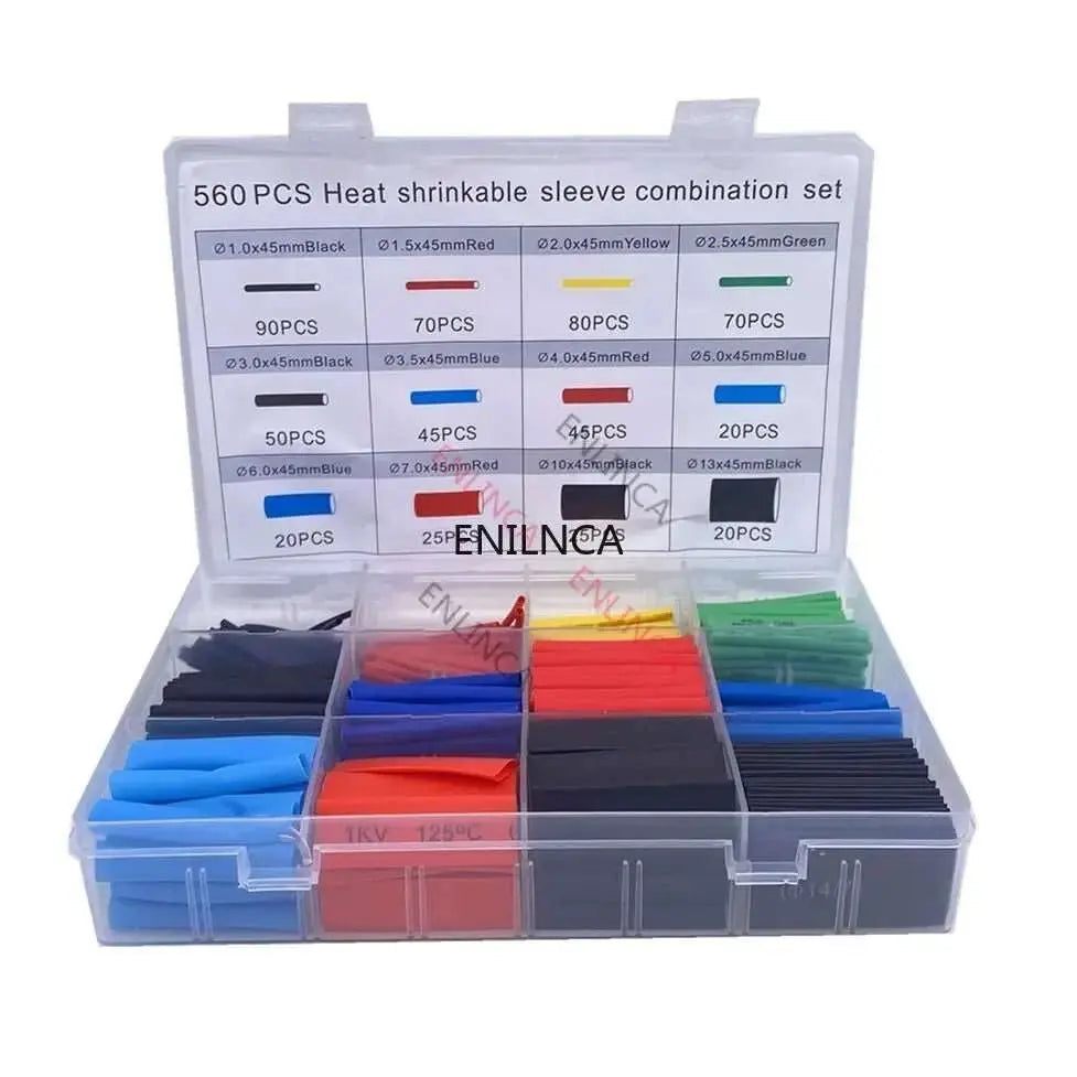 127 - 750pcs Heat - shrink Tubing Thermoresistant Tube Heat Shrink Wrapping Kit Electrical Connection Wire Cable Insulation Sleeving - AMIR BAGS INDIA PRIVATE LIMITED