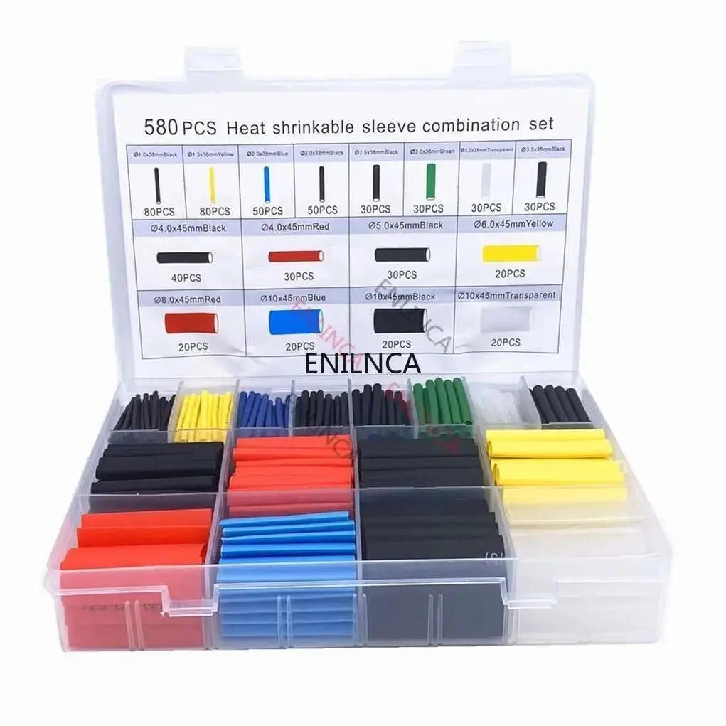 127 - 750pcs Heat - shrink Tubing Thermoresistant Tube Heat Shrink Wrapping Kit Electrical Connection Wire Cable Insulation Sleeving - AMIR BAGS INDIA PRIVATE LIMITED