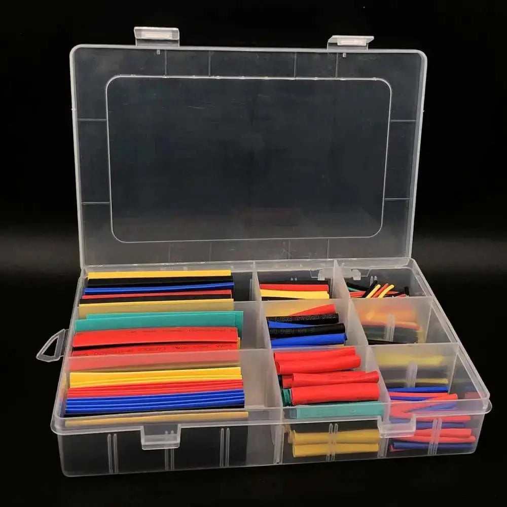 127-750pcs Heat-shrink Tubing Thermoresistant Tube Heat Shrink WrappinMaterial: PolyolefinShrinkage Ratio: 2:1 (will maximum shrink to 1/2 its supplied diameter)Minimum Shrinkage Temp: ≥84°CFull Shrinkage Temp: ≥120°COperating TemperatAMIR BAGS INDIA PRIVATE LIMITEDAMIR BAGS INDIA PRIVATE LIMITEDnull