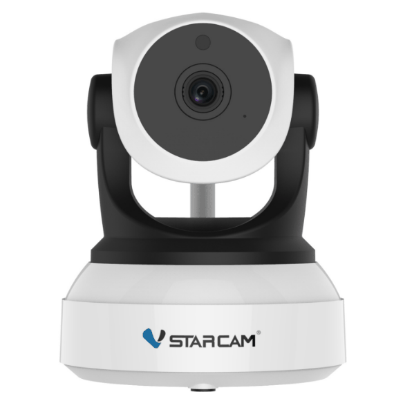 High-definition wireless webcam with 720P resolution and WiFi mobile connectivity by Starcam.