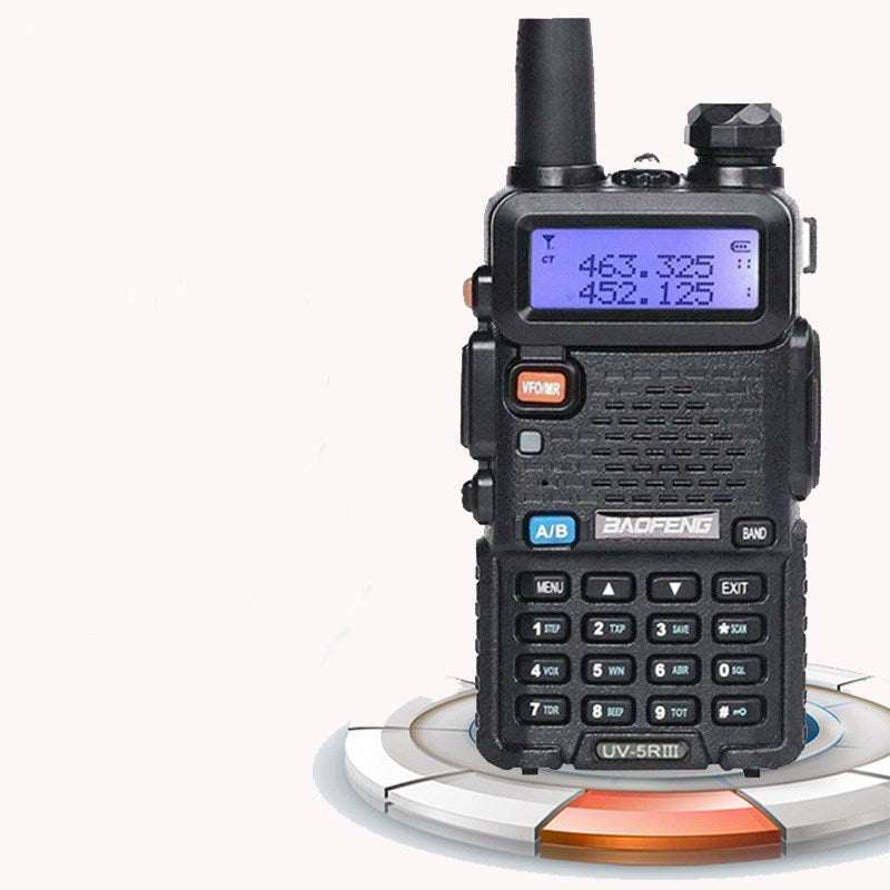 Baofeng Uv-5R dual antenna walkie talkie with digital display and keypad