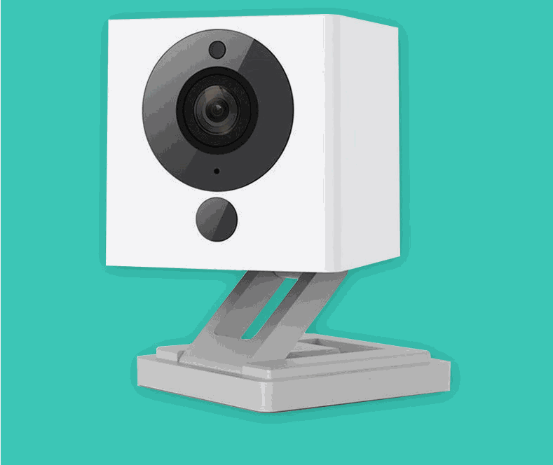 Mobile Wifi Home Network small square smart night vision camera with 1080P HD and 110° wide-angle lens for indoor use