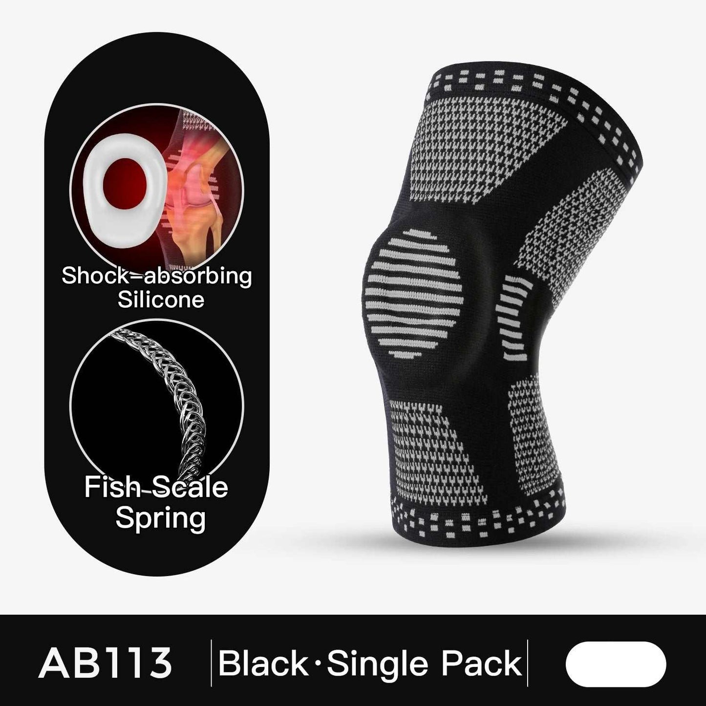 1PC Orthopedic Knee Pad Knee Brace Support Joint Pain Relif Patella Protector Adjustable Sport Kneepad Guard Meniscus Ligament - AMIR BAGS INDIA PRIVATE LIMITED