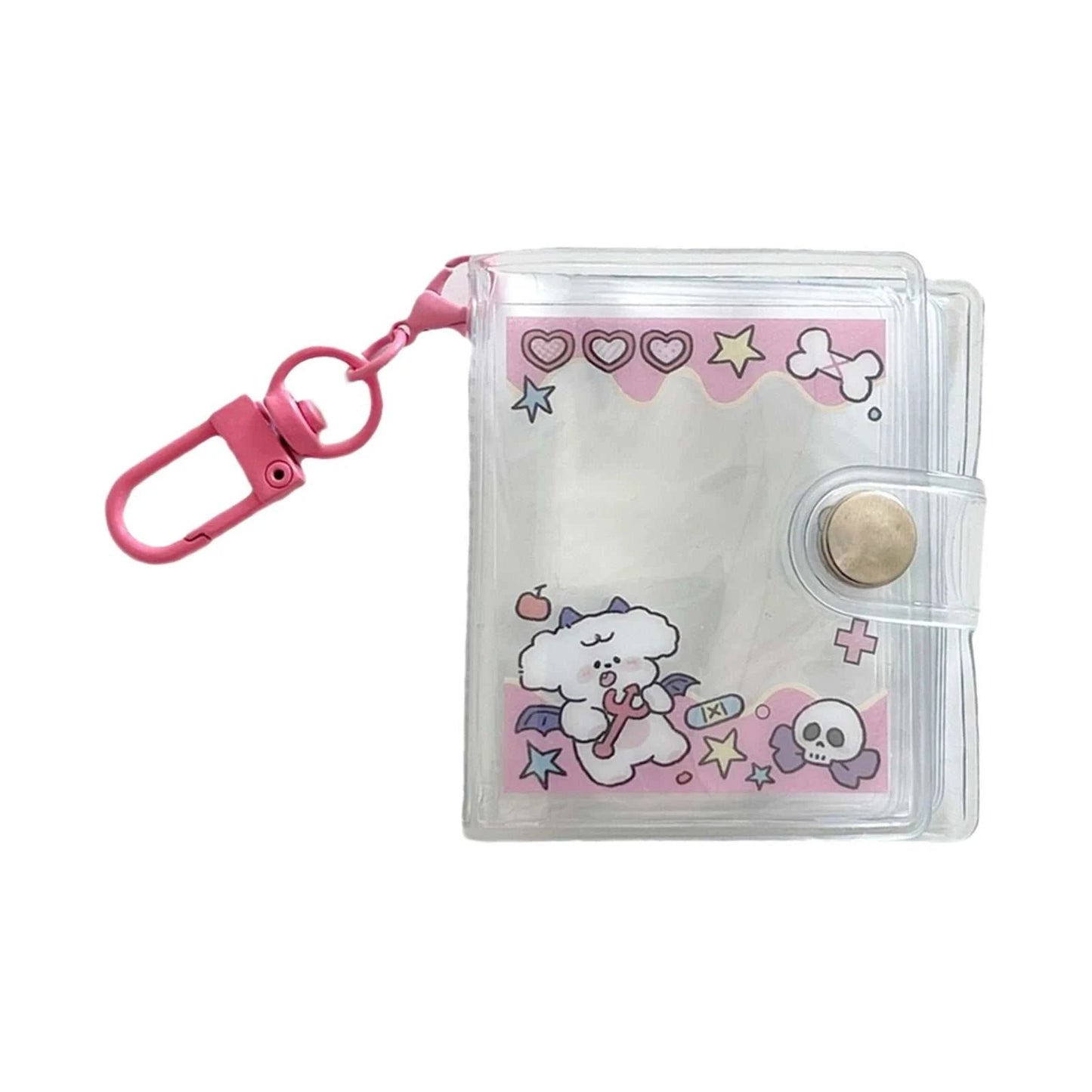 2 Inch Mini Small Photo Album Korean Cartoon Mini Album Keychain for Family Friend Party Memory - AMIR BAGS INDIA PRIVATE LIMITED