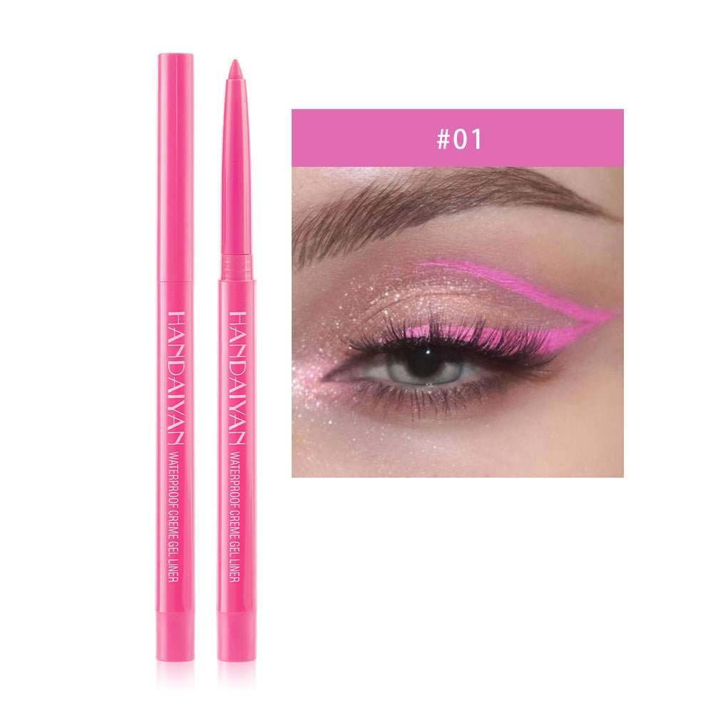 20 Color Cat Eye Makeup Waterproof Neon Colorful Liquid Eyeliner Pen Make Up Comestics Long - lasting Black Eye Liner Pencil - AMIR BAGS INDIA PRIVATE LIMITED