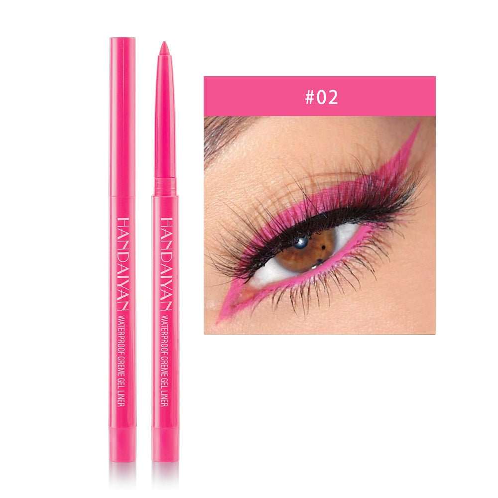 20 Color Cat Eye Makeup Waterproof Neon Colorful Liquid Eyeliner Pen Make Up Comestics Long - lasting Black Eye Liner Pencil - AMIR BAGS INDIA PRIVATE LIMITED