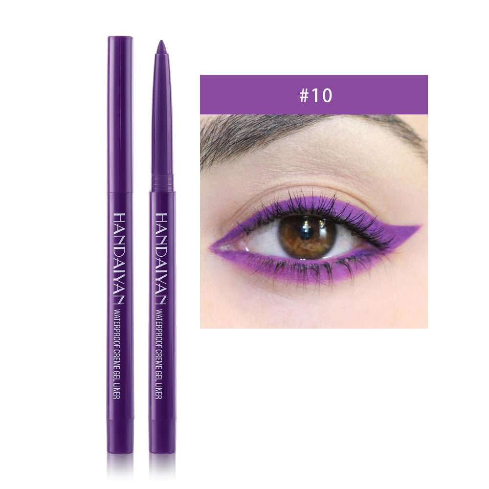 20 Color Cat Eye Makeup Waterproof Neon Colorful Liquid Eyeliner Pen Make Up Comestics Long - lasting Black Eye Liner Pencil - AMIR BAGS INDIA PRIVATE LIMITED