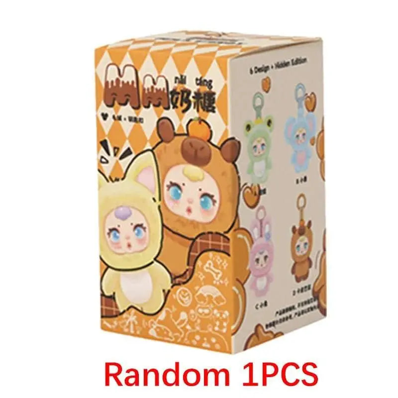2025 New Cute Milk Candy Keychain Mysterious Blind Box Car Key Decoration Backpack Pendant Doll Small Gift Wholesale - AMIR BAGS INDIA PRIVATE LIMITED