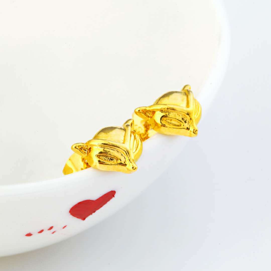 24K Gold Plated Earrings Euro Gold Jewelry New Popular Earrings - AMIR BAGS INDIA PRIVATE LIMITED