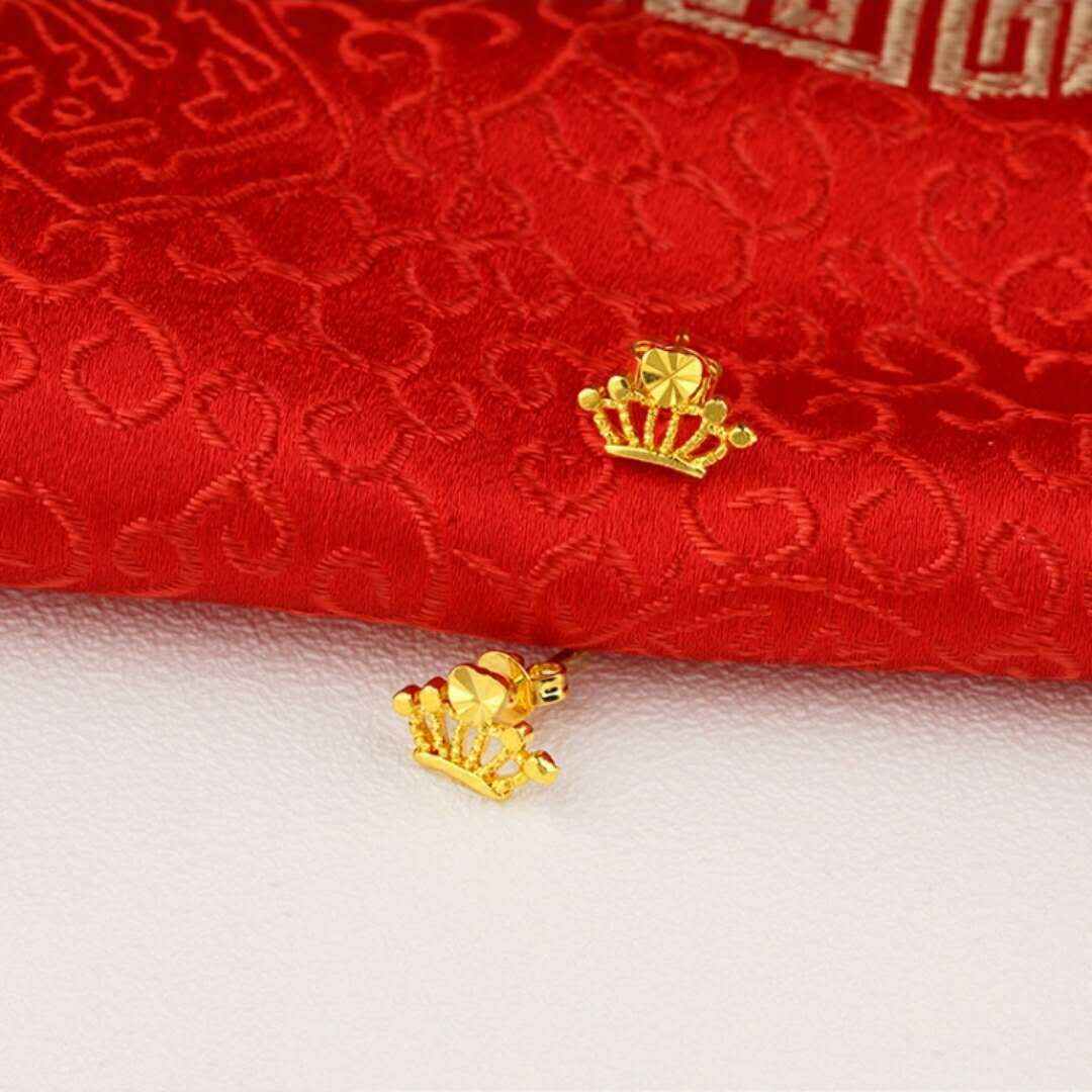 24K Gold Plated Earrings Euro Gold Jewelry New Popular Earrings - AMIR BAGS INDIA PRIVATE LIMITED