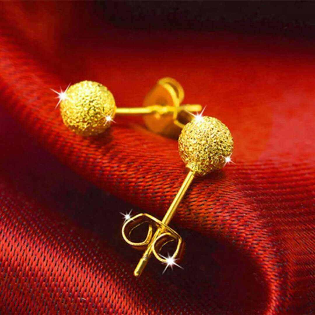 24K Gold Plated Earrings Euro Gold Jewelry New Popular Earrings - AMIR BAGS INDIA PRIVATE LIMITED