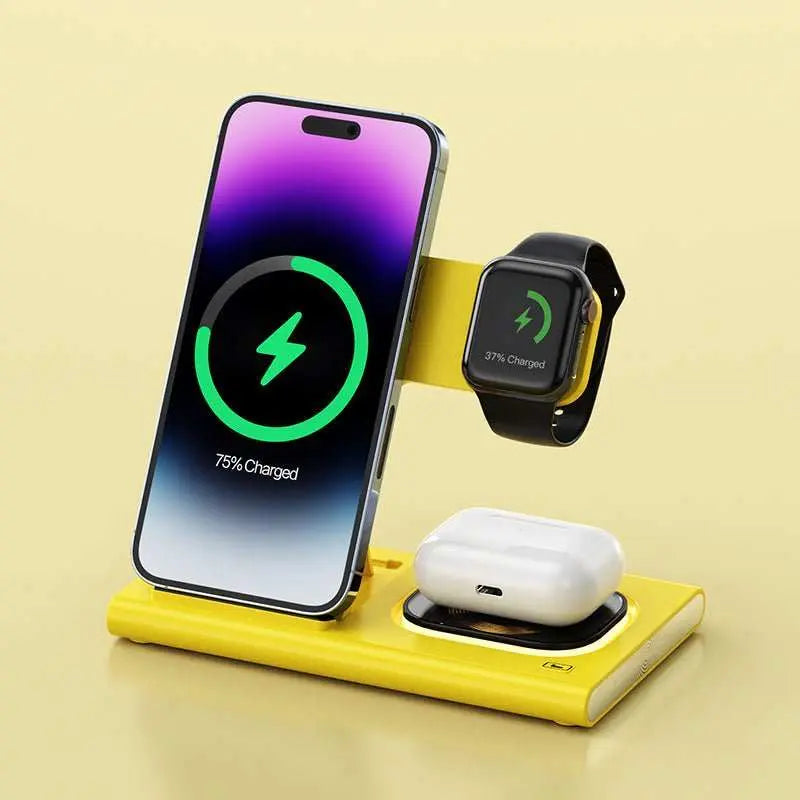 3 IN 1 15W Wireless Charging Charger Magnetic Desktop Night Light IwatProduct information:Color A80 Black, A80 White, A80 Orange, A80 Yellow, A80 Blue, A80 Purple, A80 RedStyle Universal
Size:
Packing list:
Wireless chargerDropshipmanAMIR BAGS INDIA PRIVATE LIMITEDnull