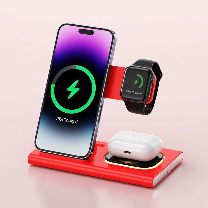 3 IN 1 15W Wireless Charging Charger Magnetic Desktop Night Light IwatProduct information:Color A80 Black, A80 White, A80 Orange, A80 Yellow, A80 Blue, A80 Purple, A80 RedStyle Universal
Size:
Packing list:
Wireless chargerDropshipmanAMIR BAGS INDIA PRIVATE LIMITEDnull