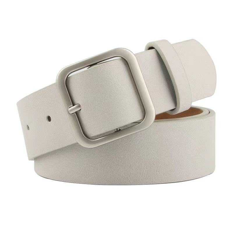 35cm Wide New Retro Alloy Square Buckle Belt - AMIR BAGS INDIA PRIVATE LIMITED