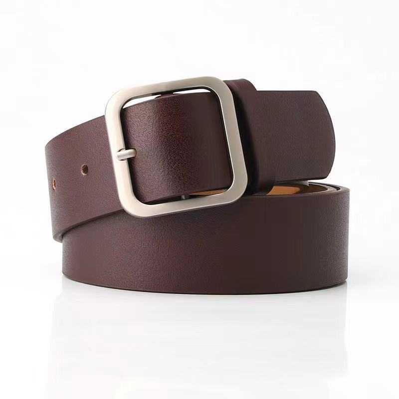 35cm Wide New Retro Alloy Square Buckle Belt - AMIR BAGS INDIA PRIVATE LIMITED