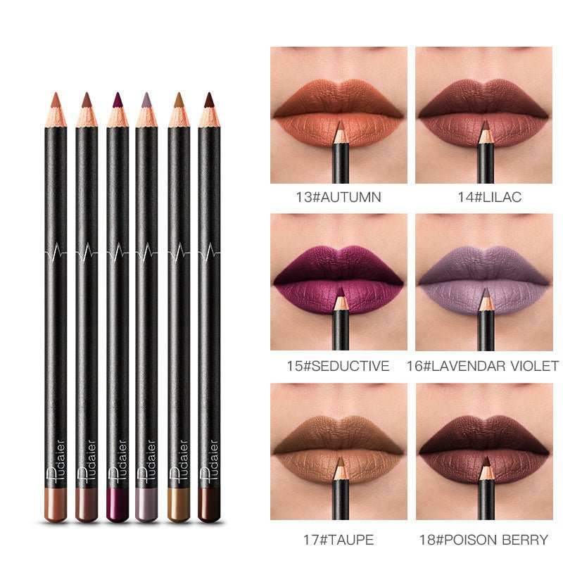 36 Color Lip Liner Waterproof Non - smudge Nude Color - AMIR BAGS INDIA PRIVATE LIMITED