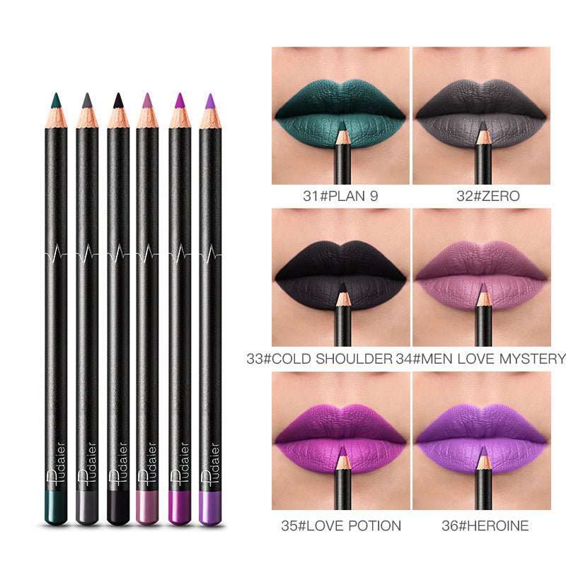 36 Color Lip Liner Waterproof Non - smudge Nude Color - AMIR BAGS INDIA PRIVATE LIMITED