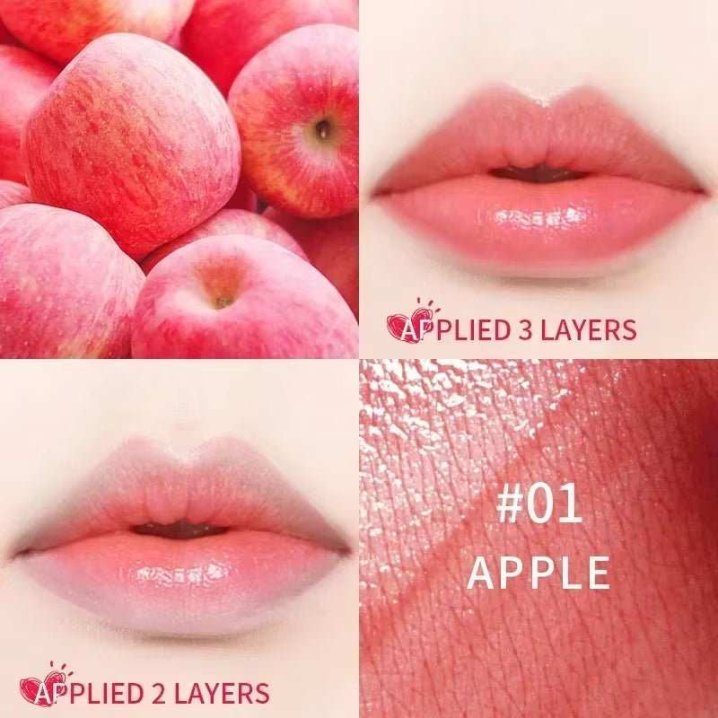 4 Colors Mini Lip Gloss Water Mirror Jelly Long Lasting Lip Glaze Lip Makeup Waterproof Moisturizing Liquid Lipstick Cosmetic - AMIR BAGS INDIA PRIVATE LIMITED