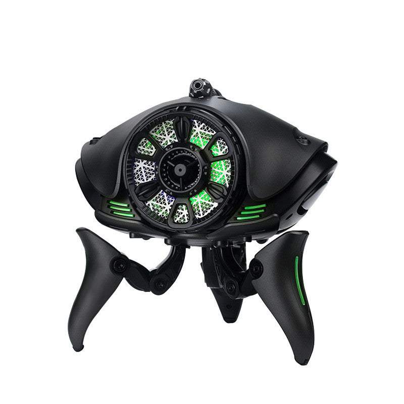 Wireless high sound quality Bluetooth speaker with high power subwoofer and futuristic tripod design