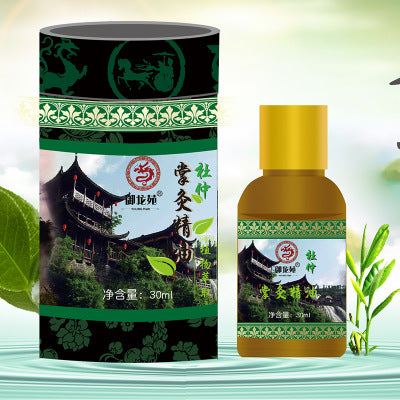 30ml body massage essential oil bottle with green and black traditional packaging featuring natural plant ingredients design