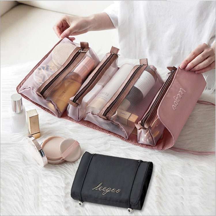 4pcs Cosmetic Bag Foldable Travel Bag - AMIR BAGS INDIA PRIVATE LIMITED