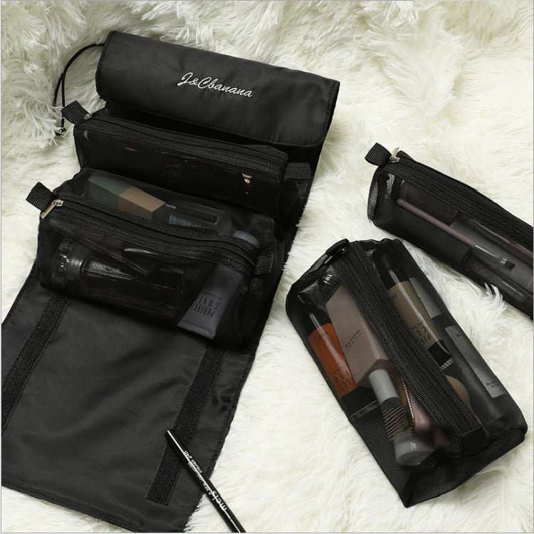4pcs Cosmetic Bag Foldable Travel Bag - AMIR BAGS INDIA PRIVATE LIMITED