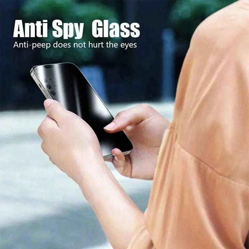 4PCS Privacy Screen Protector For iPhone 14 Pro Max 16 Pro Anti - Spy Glass For iPhone 13 15 12 11 Pro Max 13 Mini Tempered Glass - AMIR BAGS INDIA PRIVATE LIMITED