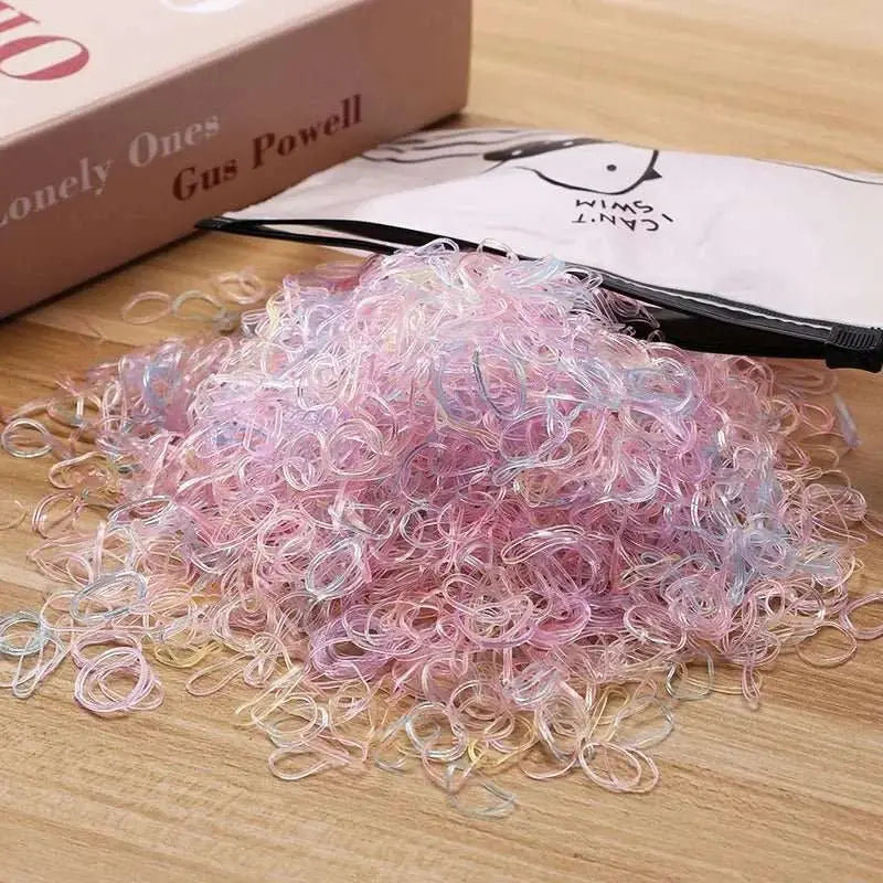 500/1000/2000pcs Girls Colourful Disposable Rubber Band Hair Ties HeadAMIR BAGS INDIA PRIVATE LIMITEDAMIR BAGS INDIA PRIVATE LIMITEDnull