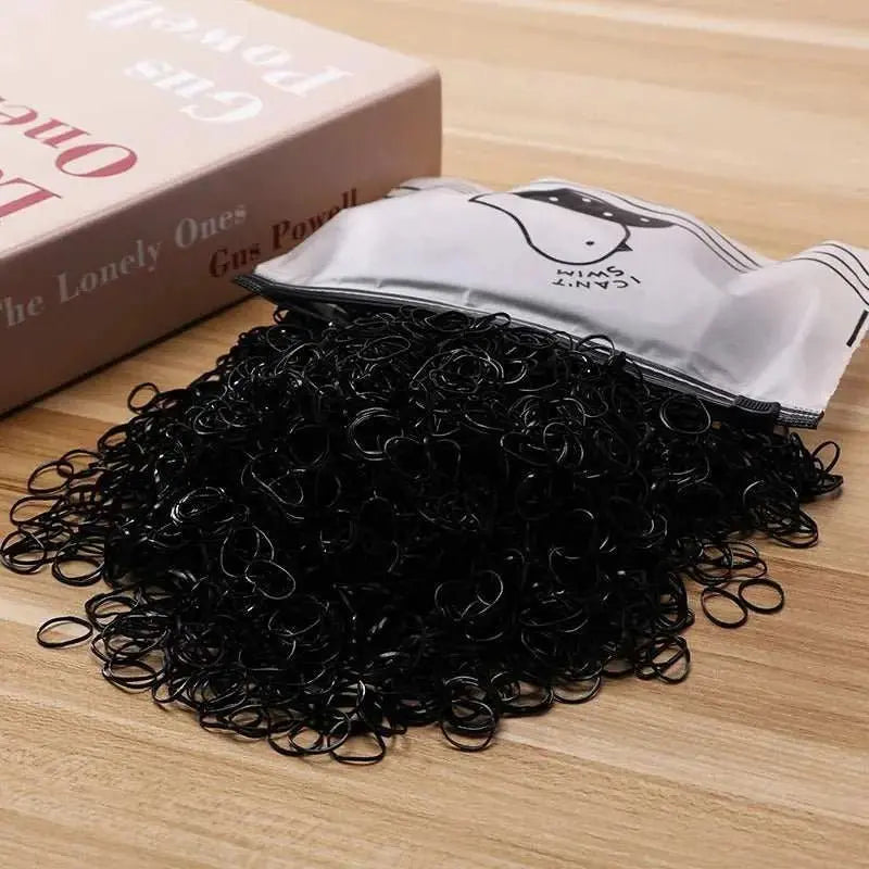 500/1000/2000pcs Girls Colourful Disposable Rubber Band Hair Ties HeadAMIR BAGS INDIA PRIVATE LIMITEDAMIR BAGS INDIA PRIVATE LIMITEDnull