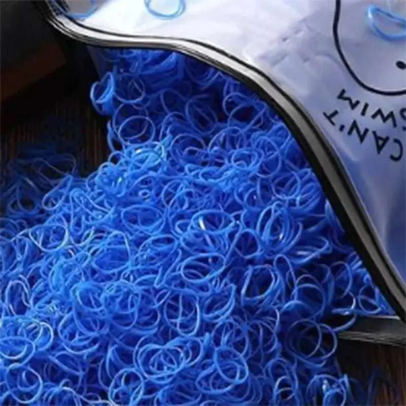 500/1000/2000pcs Girls Colourful Disposable Rubber Band Hair Ties HeadAMIR BAGS INDIA PRIVATE LIMITEDAMIR BAGS INDIA PRIVATE LIMITEDnull