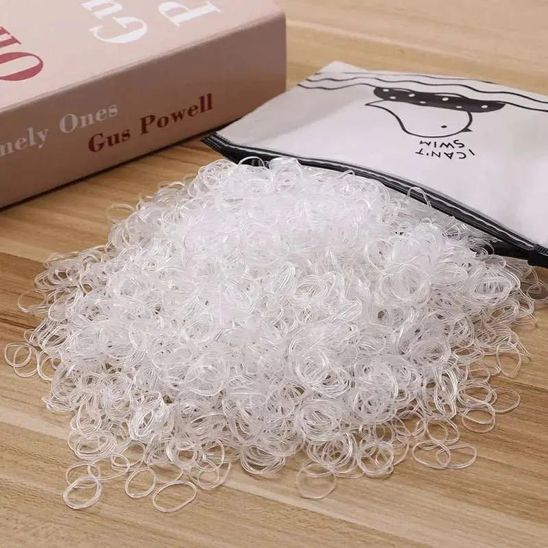 500/1000/2000pcs Girls Colourful Disposable Rubber Band Hair Ties HeadAMIR BAGS INDIA PRIVATE LIMITEDAMIR BAGS INDIA PRIVATE LIMITEDnull