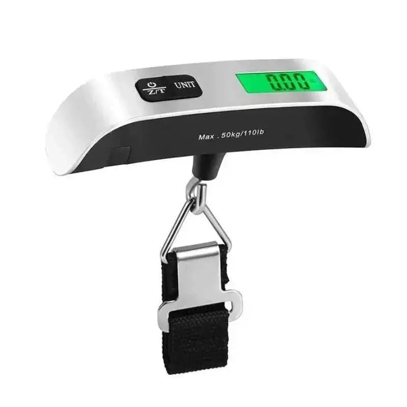 50kg/110lb Portable Digital Luggage Weight Scale LCD Display Pocket Electronic Suitcase Travel Scale Balance Baggage Weight Tool - AMIR BAGS INDIA PRIVATE LIMITED