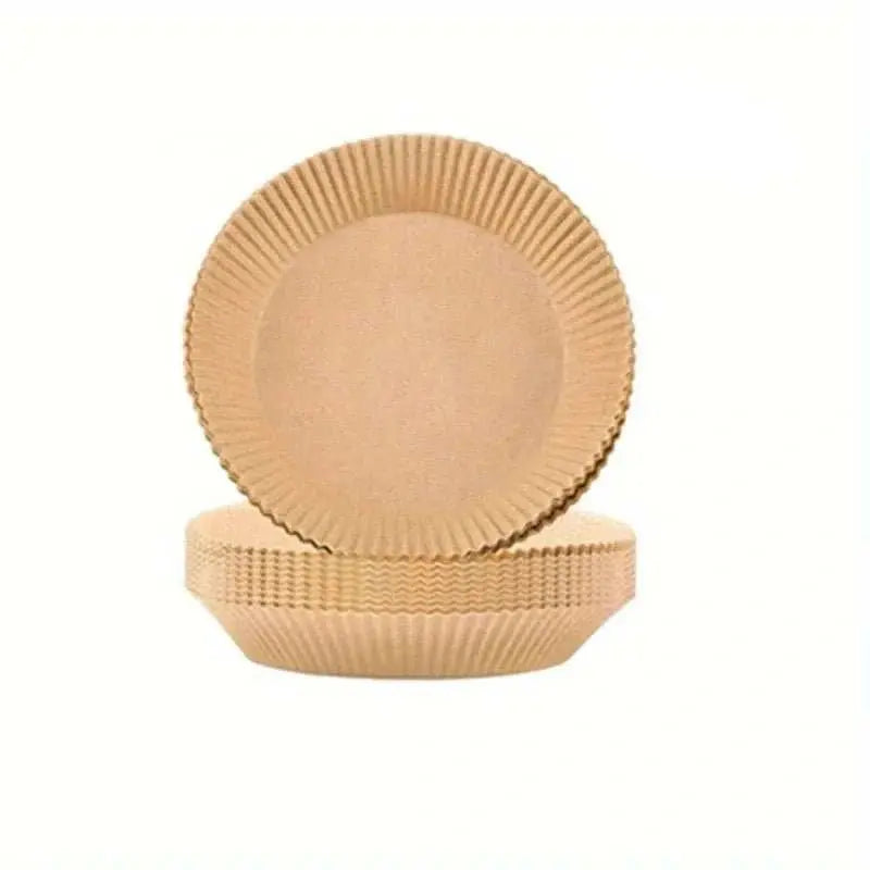 50pcs/Set Air Fryer Disposable Paper Parchment Wood Pulp Steamer Cheesecake Air Fryer Accessories Baking Paper For Air Fryer - AMIR BAGS INDIA PRIVATE LIMITED