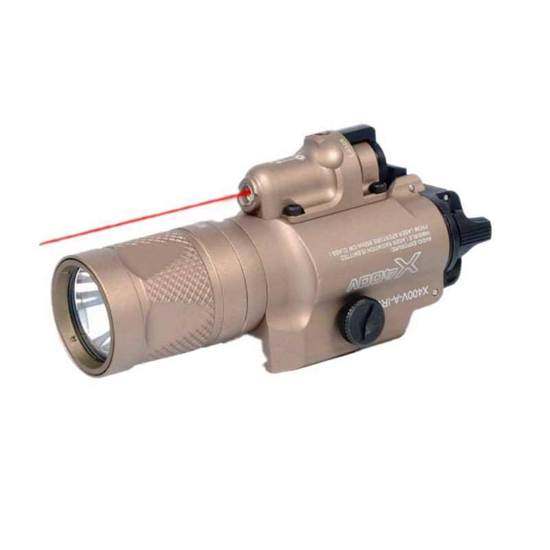 American flashlight P1 tactical LED strobe flashlight with laser sight for camping and self-defense