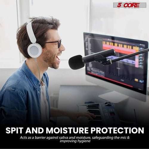5Core Microphone Cover Soft Foam Mic Windscreen Windproof Sponge for - AMIR BAGS INDIA PRIVATE LIMITED