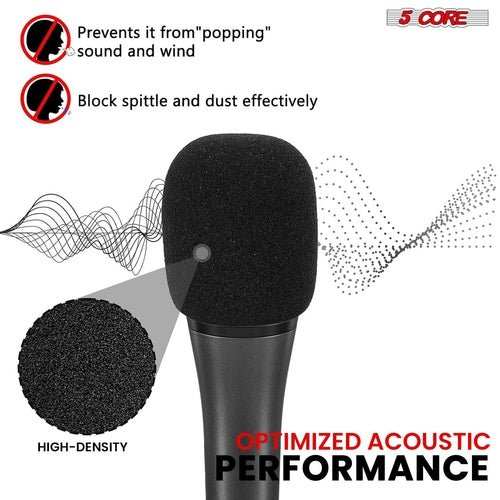 5Core Microphone Cover Soft Foam Mic Windscreen Windproof Sponge for - AMIR BAGS INDIA PRIVATE LIMITED