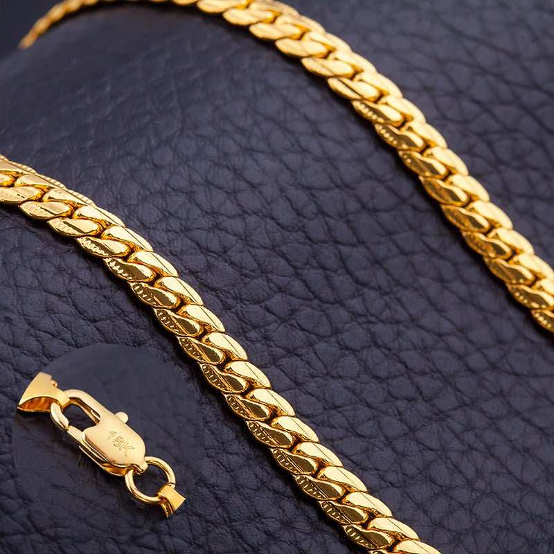 5MM Full Side 18K Necklace - AMIR BAGS INDIA PRIVATE LIMITED
