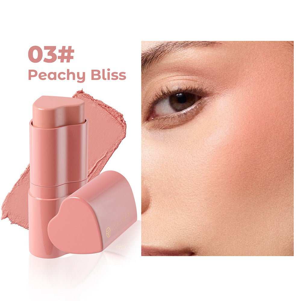 6 Colors Love Heart Blusher Contour Stick Facial Modification - AMIR BAGS INDIA PRIVATE LIMITED