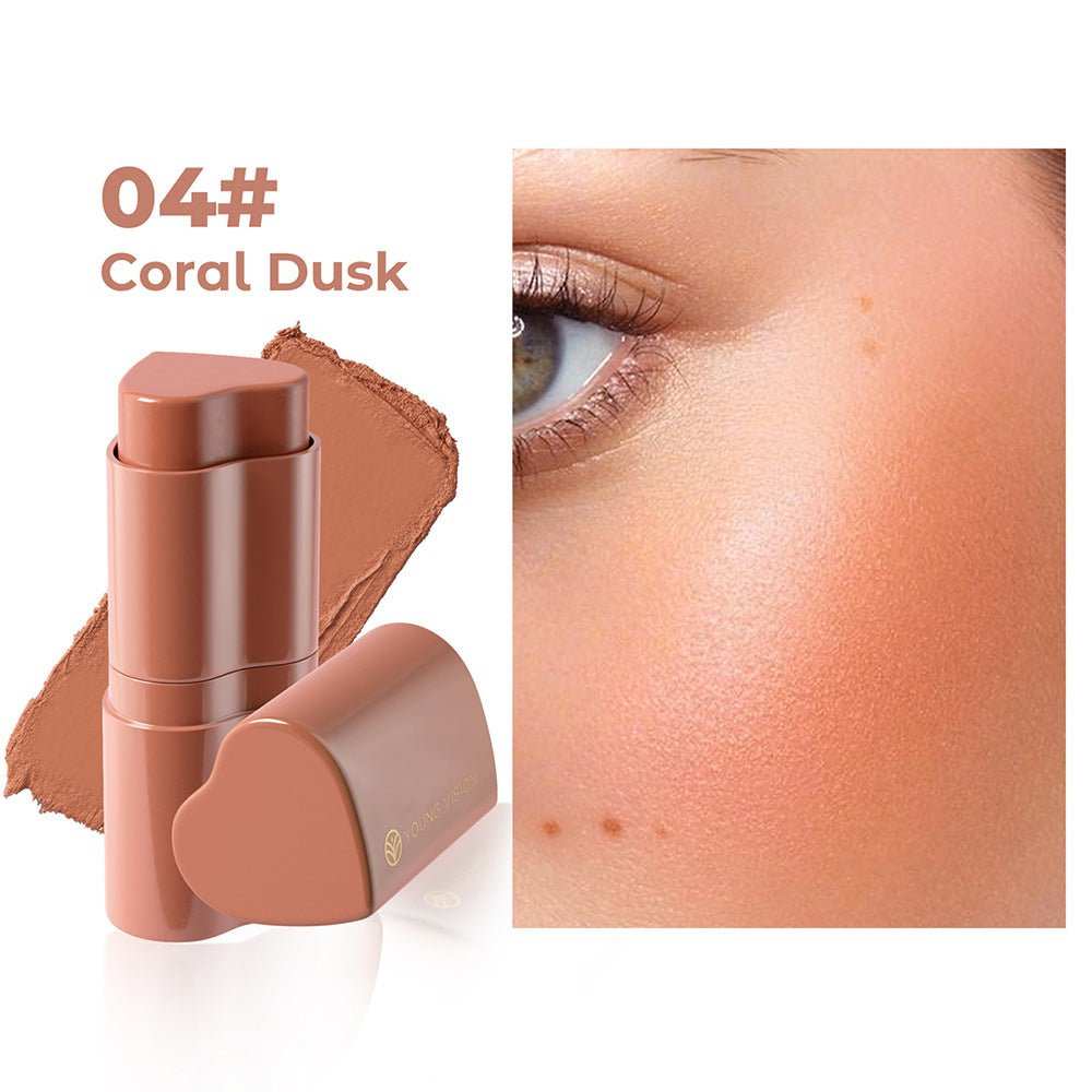 6 Colors Love Heart Blusher Contour Stick Facial Modification - AMIR BAGS INDIA PRIVATE LIMITED