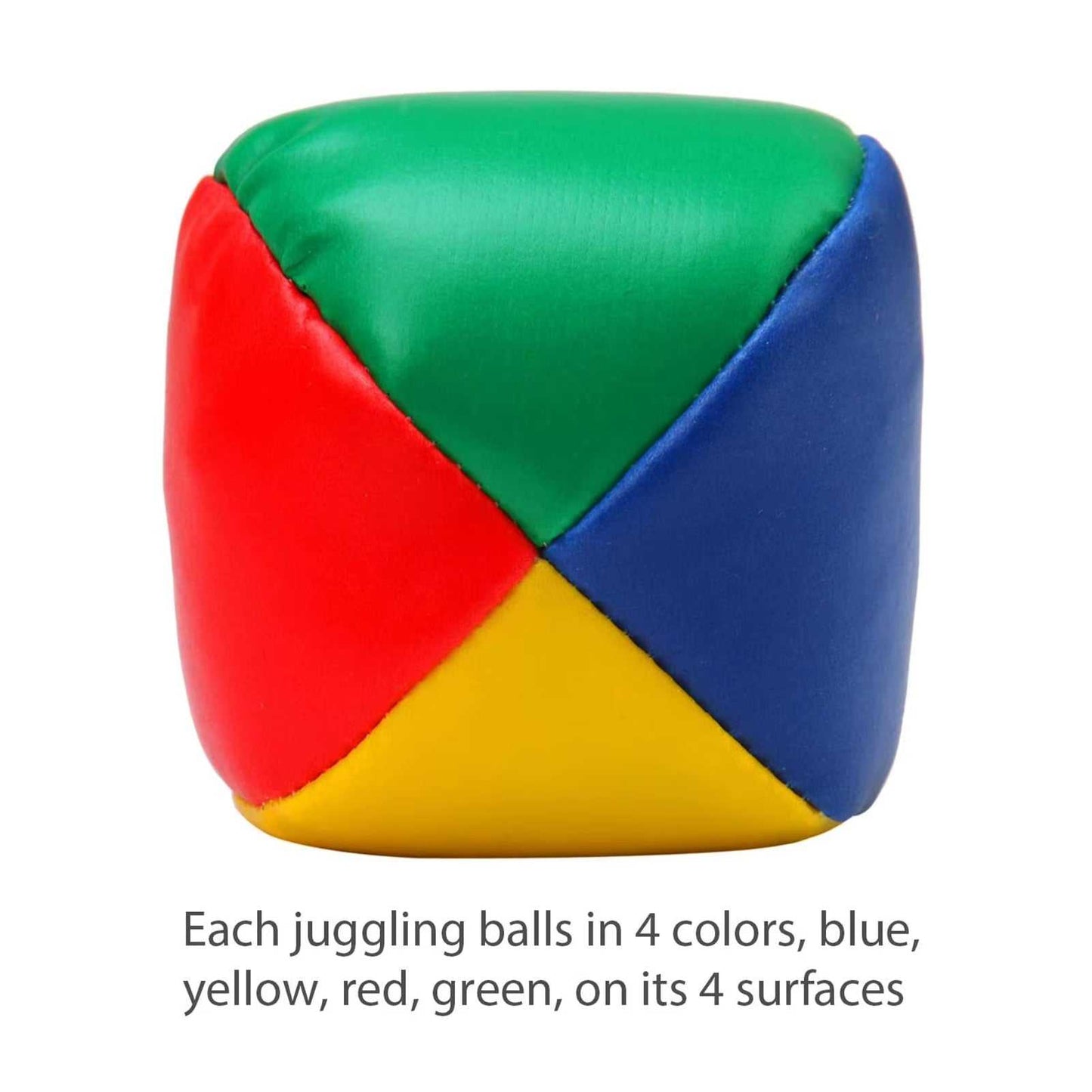 6PCS Smooth Durable Juggle Ball Juggling Balls Set for Beginners Learn to Juggle Beginner Kit Circus Children Kids Outdoor Toy - AMIR BAGS INDIA PRIVATE LIMITED