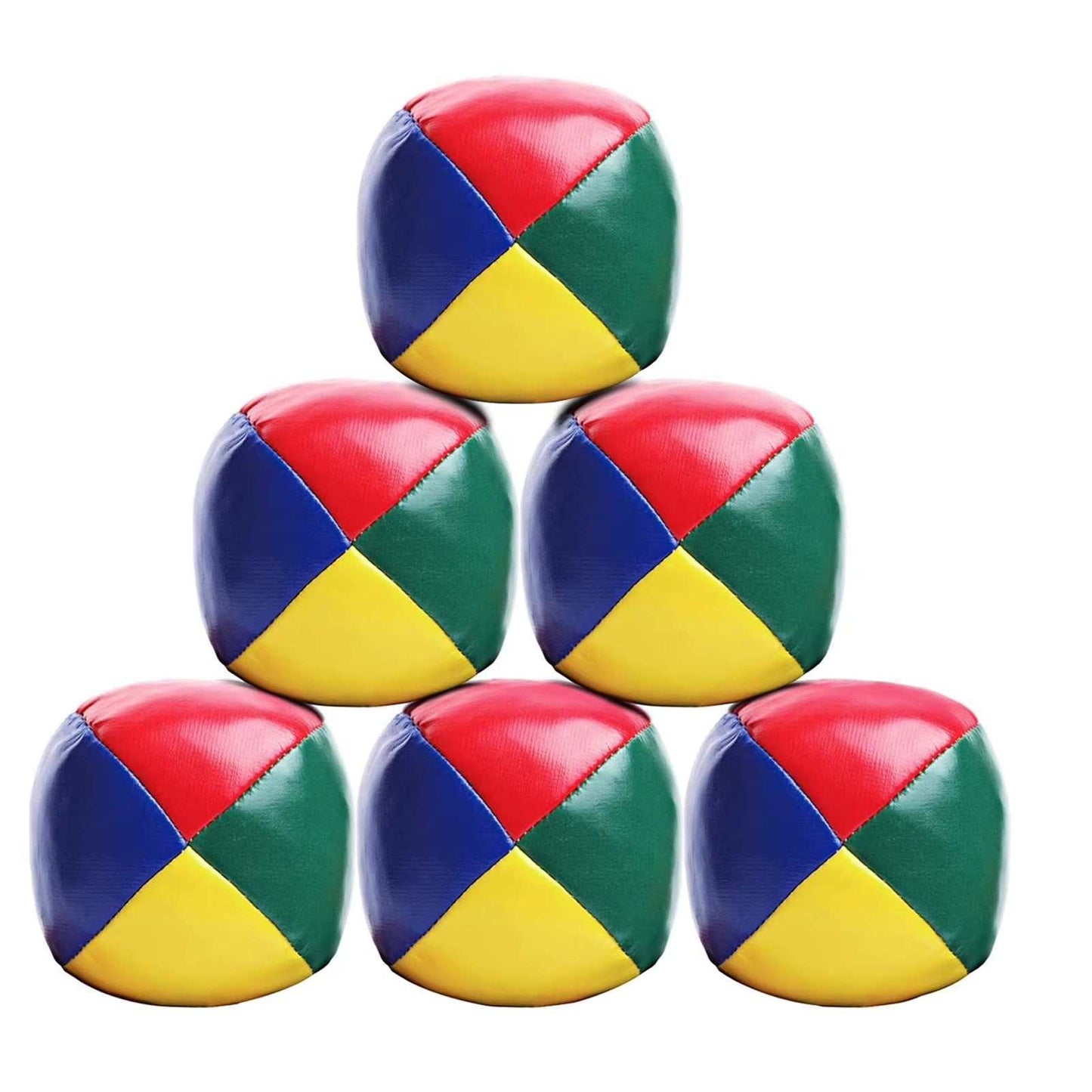 6PCS Smooth Durable Juggle Ball Juggling Balls Set for Beginners Learn to Juggle Beginner Kit Circus Children Kids Outdoor Toy - AMIR BAGS INDIA PRIVATE LIMITED