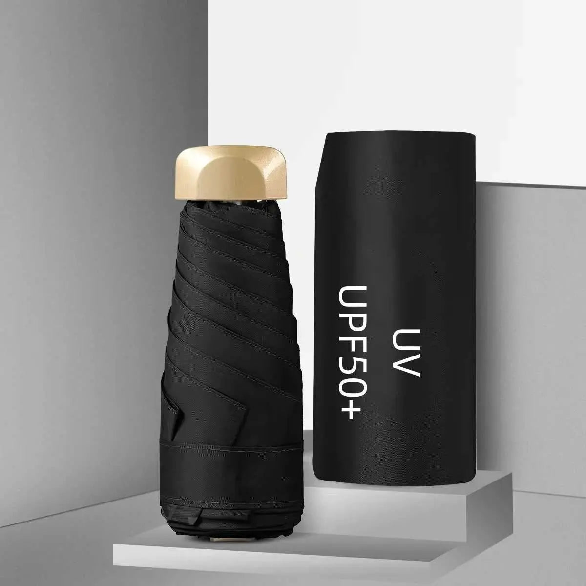 80% Off Mini UV Umbrella Small Pocket Travel Rain Parasol Vinyl Folding Sun Shade Umbrella UPF50+ Portable Capsule Umbrellas 우산 - AMIR BAGS INDIA PRIVATE LIMITED