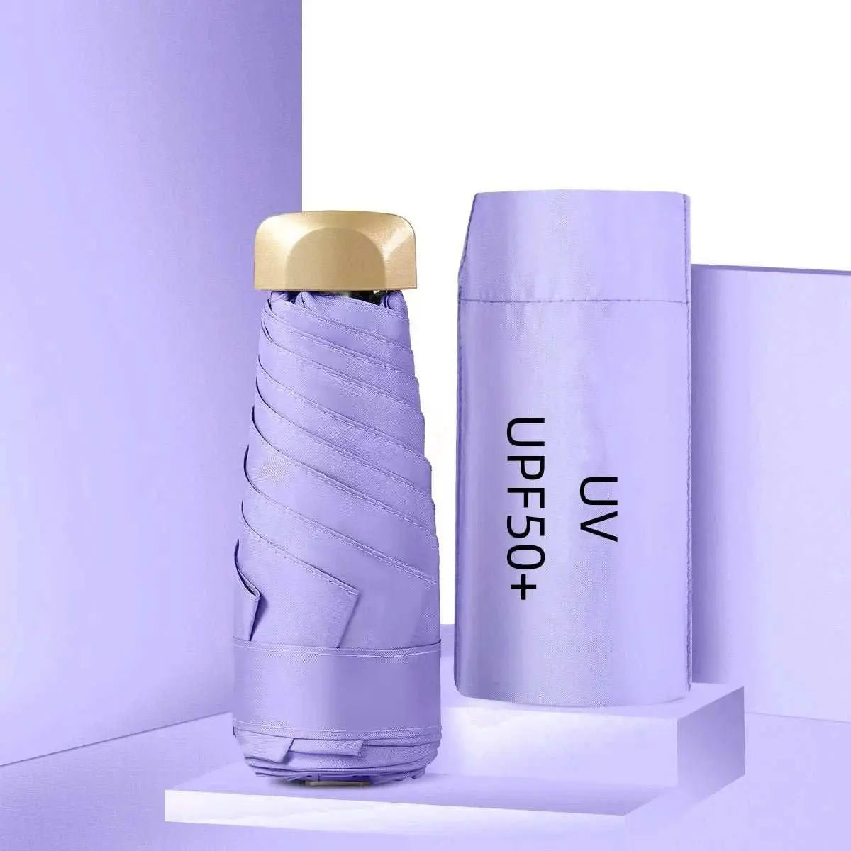 80% Off Mini UV Umbrella Small Pocket Travel Rain Parasol Vinyl Folding Sun Shade Umbrella UPF50+ Portable Capsule Umbrellas 우산 - AMIR BAGS INDIA PRIVATE LIMITED