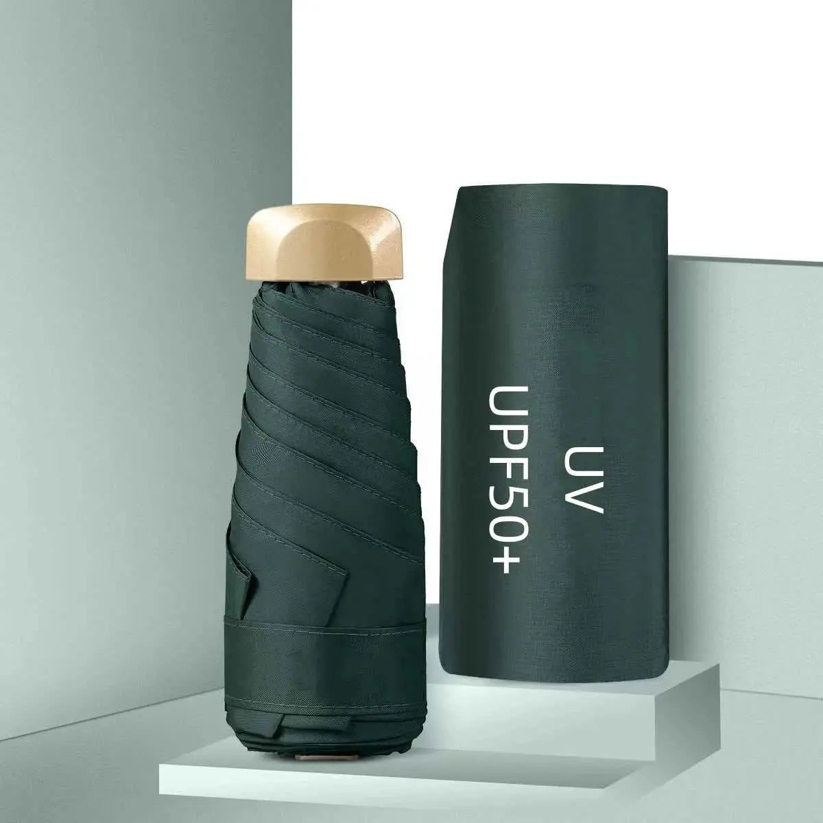 80% Off Mini UV Umbrella Small Pocket Travel Rain Parasol Vinyl Folding Sun Shade Umbrella UPF50+ Portable Capsule Umbrellas 우산 - AMIR BAGS INDIA PRIVATE LIMITED
