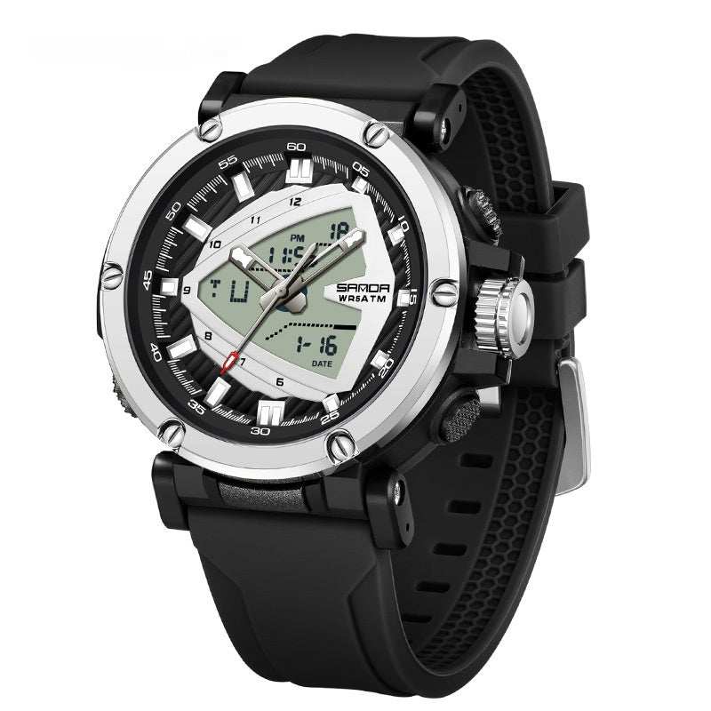 9052 Sports Waterproof Alarm Clock Electronic Watch - AMIR BAGS INDIA PRIVATE LIMITED